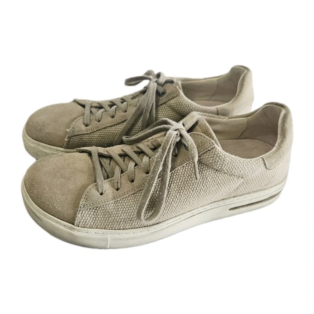 Birkenstock Men's Bend Canvas Sneaker Sandcastle Size 9